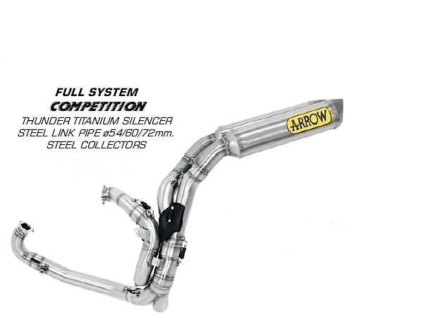 Ligne complète Arrow Competition Ducati 1098R / 1198 ( 71081CPZ)