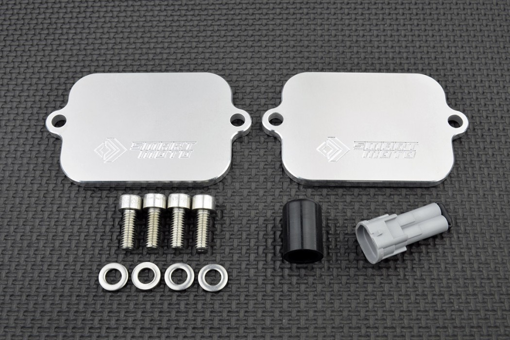 Plaque suppression antipollution valve AIS système pair ZX12R 2004-2006 SmartMoto (PLE-129)