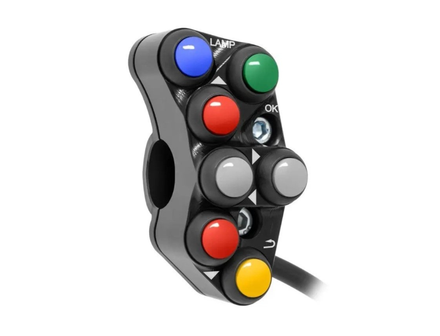 Commodo de guidon Racing gauche Jetprime pour Yamaha YZF-R7 2026