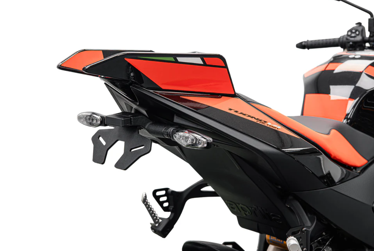 Support de plaque Evotech pour Aprilia TUONO V4 2025-2026 et RSV4 2025-2026 ()