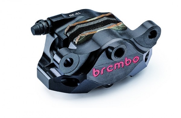 ETRIER ARRIERE BREMBO P2 34 CNC NOIR ENTRAXE 84MM (120A44130)