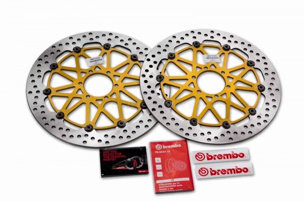 DISQUES BREMBO SUPERSPORT 320MM YAMAHA YZF-R6 2017>2022 (208973748)