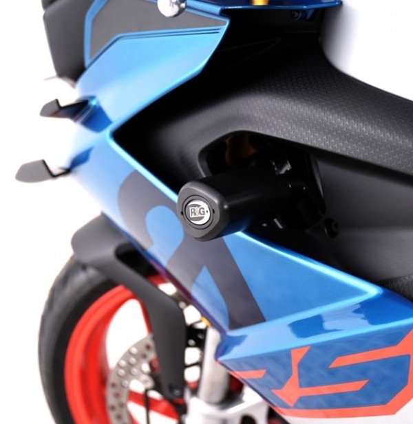 Tampons de protection AERO racing noirs R&G Racing RS660 2020-2026 (CP0510BL)