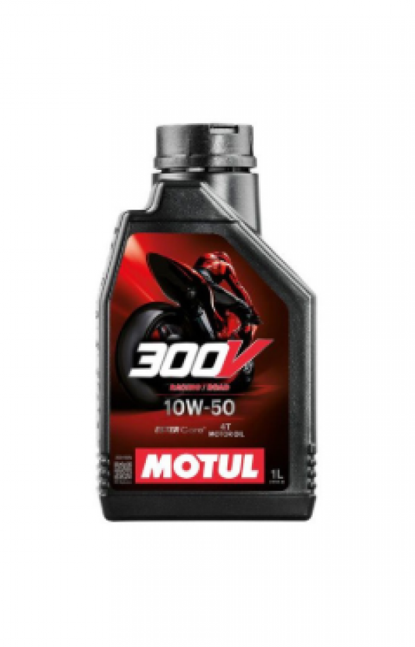 HUILE MOTO MOTUL 300V 10W50 EN BIDON DE 1 L