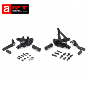 SUPPORTS DE REPOSE-PIEDS RÉGLABLES ART APRILIA RSV4 2021-2026 (2C000020)