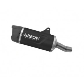 Silencieux ARROW INDY RACE EVO en alu noir pour CF-MOTO 450NK, 450SR 2023-2024 (71959AKN)