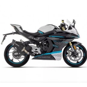 Silencieux ARROW INDY RACE EVO en alu noir pour CF-MOTO 450NK, 450SR 2023-2024 (71959AKN)