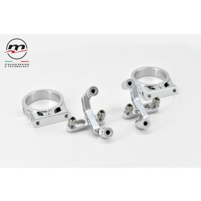 SUPPORT DE GARDE-BOUE MOBILE PANIGALE V4 2025-2026 (Fourches Showa)