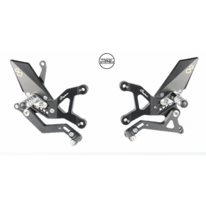 Commandes reculées inversées réglables LIGHTECH ZX6R 2005-2016 / ZX6R 636 2005-2026