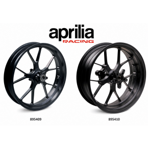 PAIRE DE ROUES ALU FORGÉE NOIRE APRILIA RSV4 2015>2026