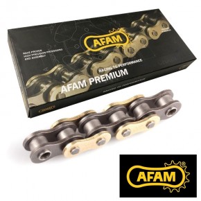 Chaine AFAM Racing renforcée 520 XHR2G X-Ring / Maillons au choix