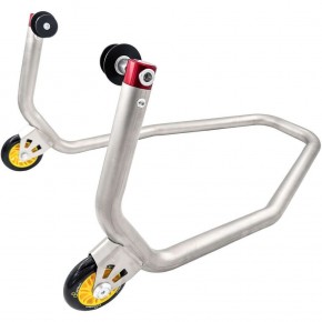 Béquille arrière LighTech RSS005R en acier inoxydable avec rouleaux (RSS005R)