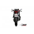 Ligne complète Mivv SR-1 Inox Noir pour Aprilia RS 457 2024-2026
