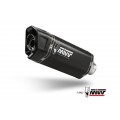Ligne complète Mivv SR-1 Inox Noir pour Aprilia RS 457 2024-2026