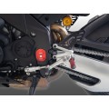 Platines de déport pour repose pied d'origine Aprilia RSV4 2017-2026 (PAC07D)
