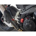 Platines de déport pour repose pied d'origine Aprilia RSV4 2017-2026 (PAC07D)