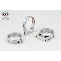 SUPPORT DE GARDE-BOUE MOBILE PANIGALE V4 2025-2026 (Fourches Showa)