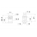 Kit de montage FR442B RIZOMA pour clignotant