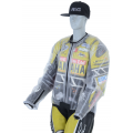 Veste imperméable R&G RACING Racing transparente