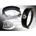 Protection de silencieux rond R&G RACING noir Ø140-165mm (EP0009BK)