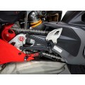Commandes reculées réglables DBK Ducati Panigale V4, V4s 2025 (PRV402)